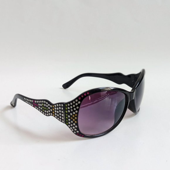 NWT Vintage 90's Large Acetate Lady Fashion Sunglasses (S.Black) - Picture 5 of 7